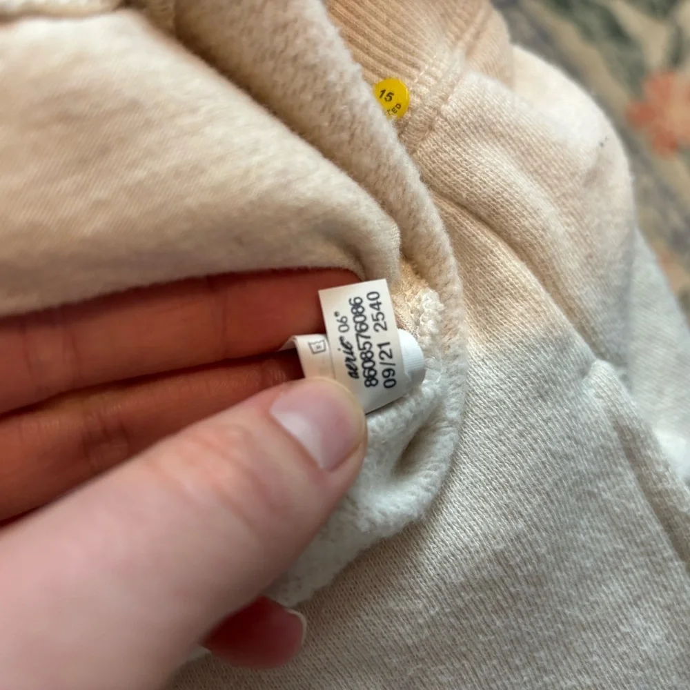 aerie The Sweat Everyday Cozy Mock Neck Sweatshirt Colorado Cream Neutral XS - Picture 11 of 11